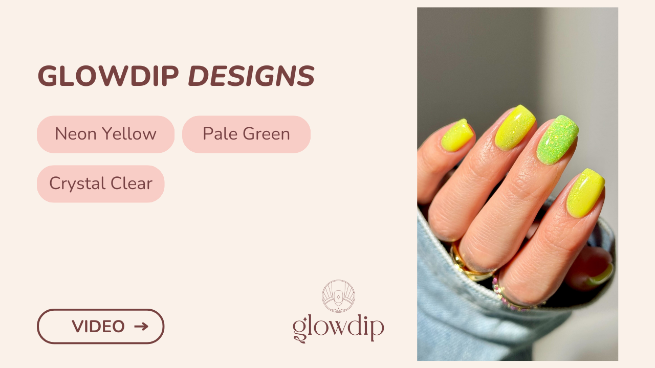 Neon Yellow + Pale Green + Crystal Clear