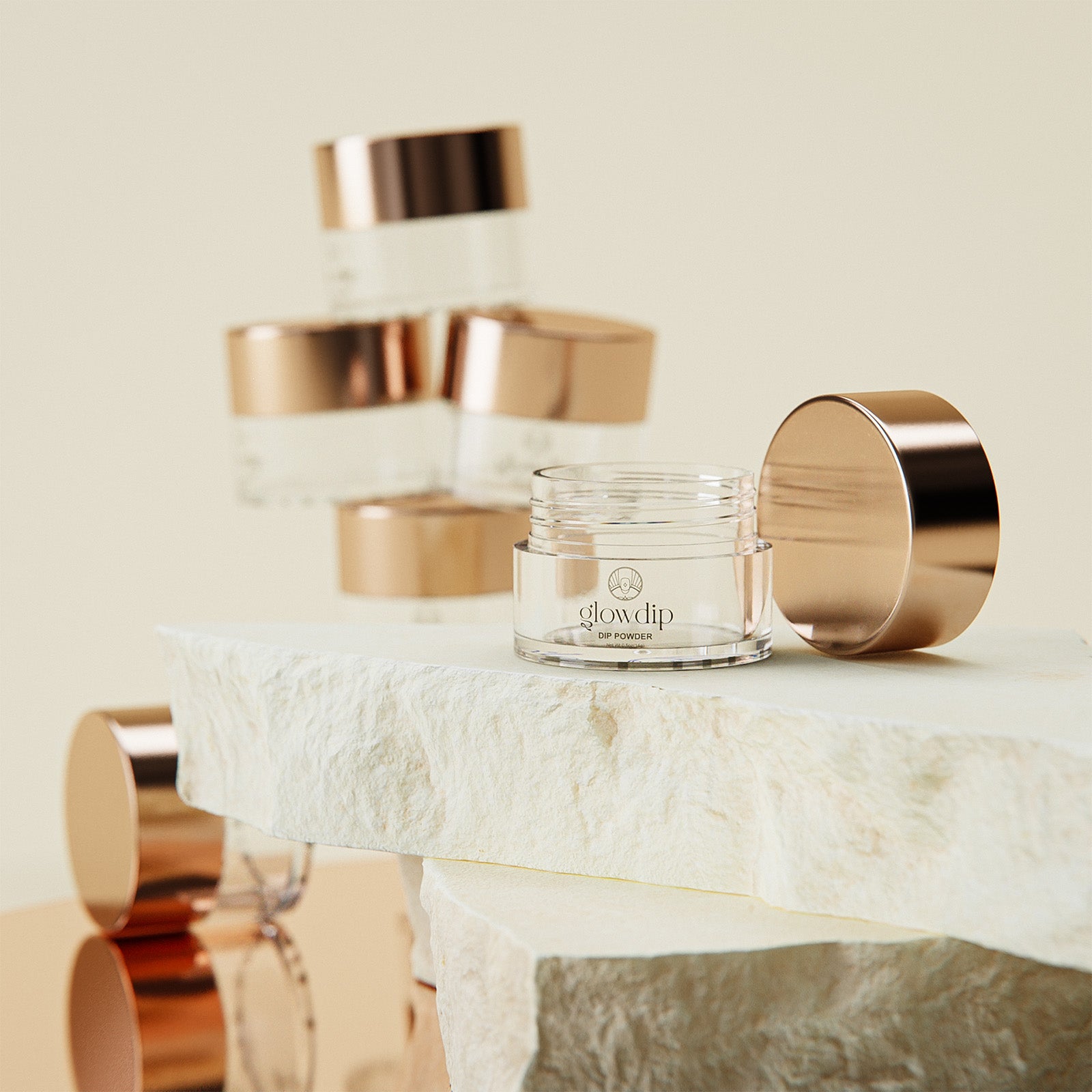 Empty Jar Of Dipping Powder