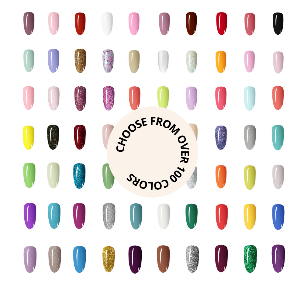 Ensemble de démarrage de poudre à tremper premium - 6 couleurs