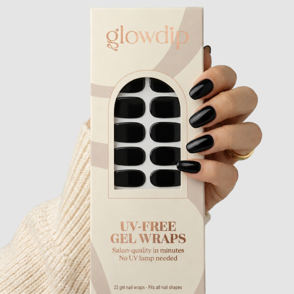 Black Satin UV-Free Gel Wrap