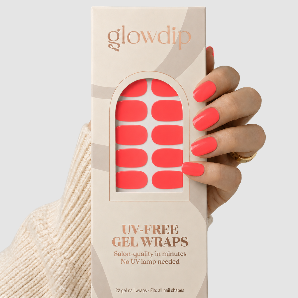 Sunset Coral UV-Free Gel Wrap