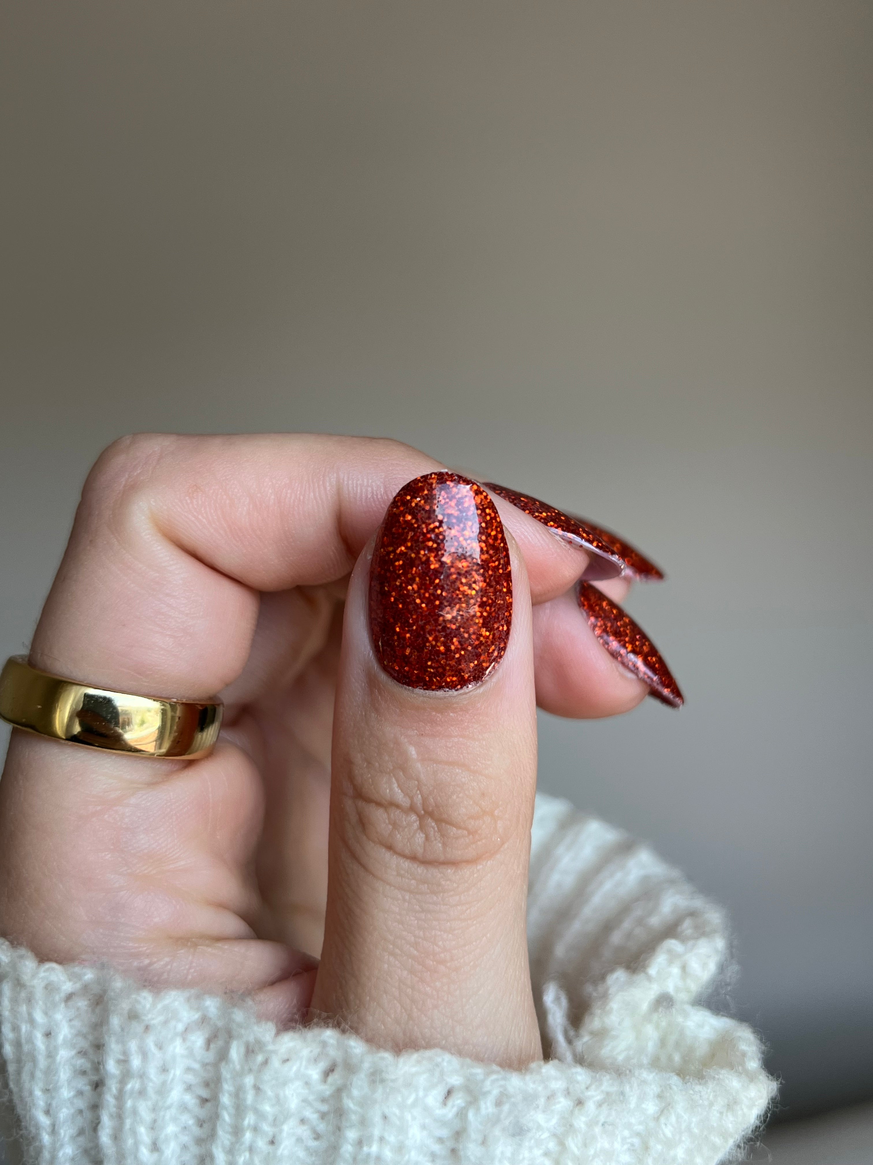 Copper Sparkle Dipping Powder