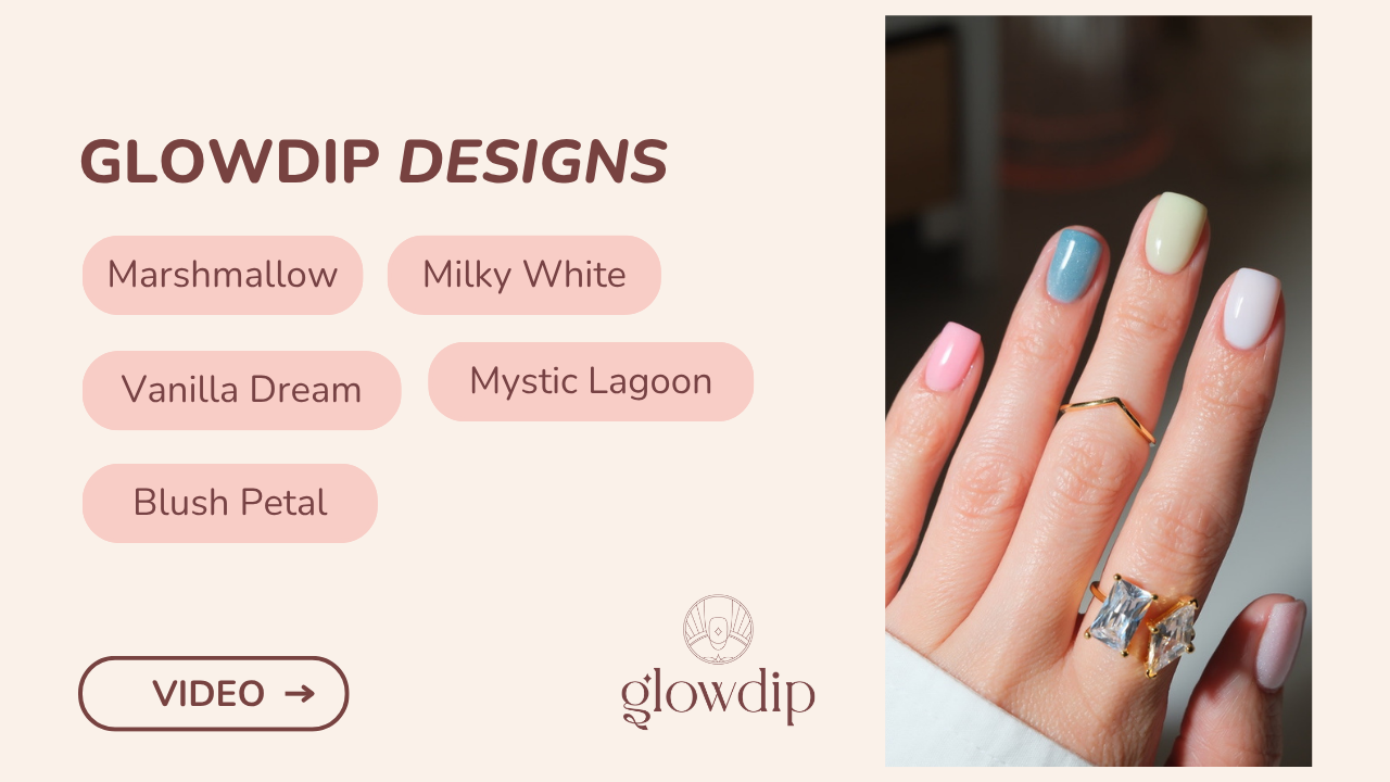 Marshmallow + Milky White + Vanilla Dream + Mystic Lagoon + Blush Petal