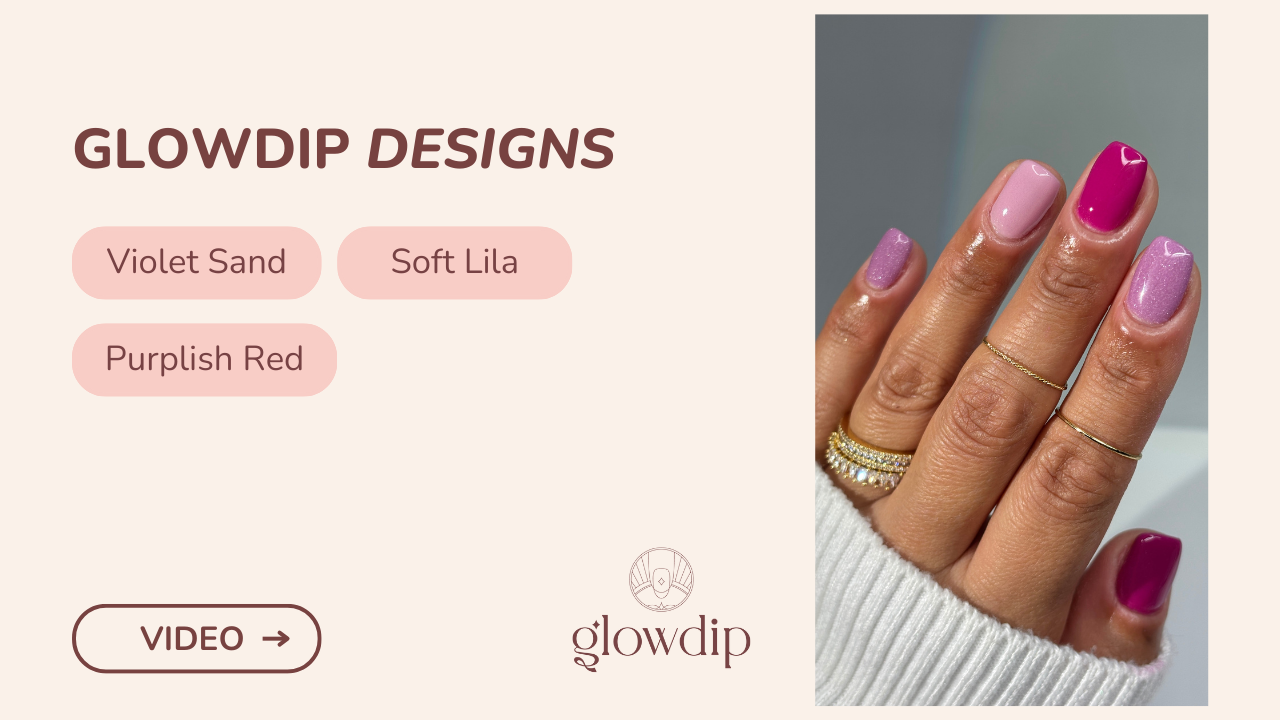 Violet Sand + Soft Lila + Purplish Red - Dusky Petals