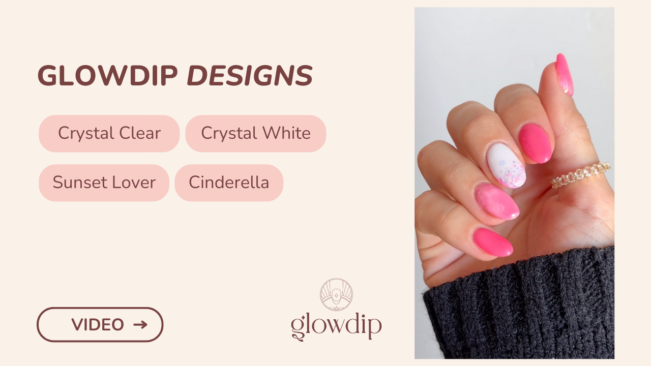 Crystal Clear + Crystal White + Sunset Lover + Cinderella - Pink Pop
