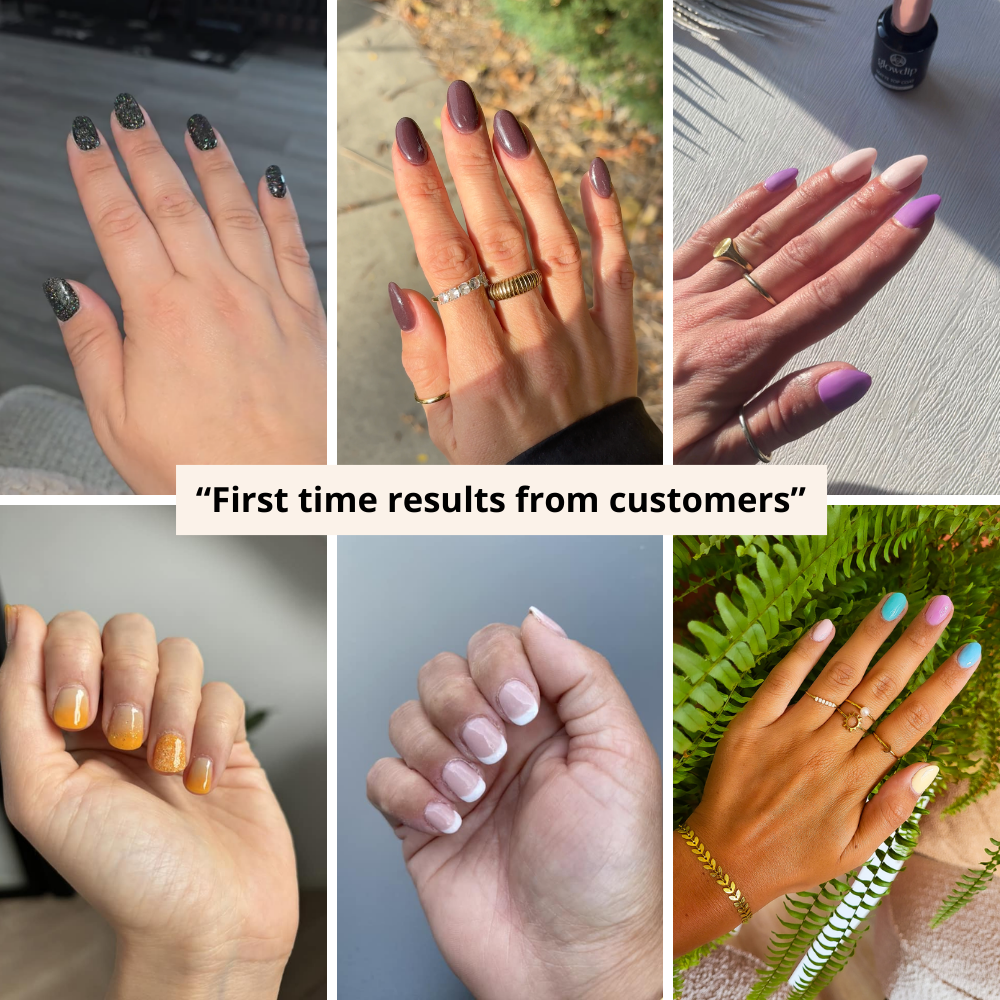 Ensemble de démarrage de poudre à tremper premium - 6 couleurs