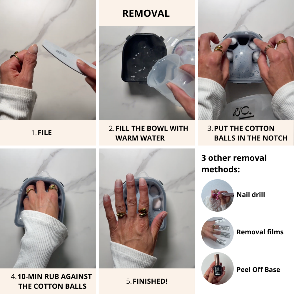 Ensemble de démarrage de poudre à tremper premium - 6 couleurs