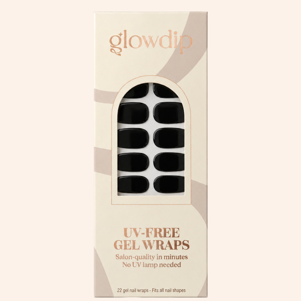 Black Satin UV-Free Gel Wrap