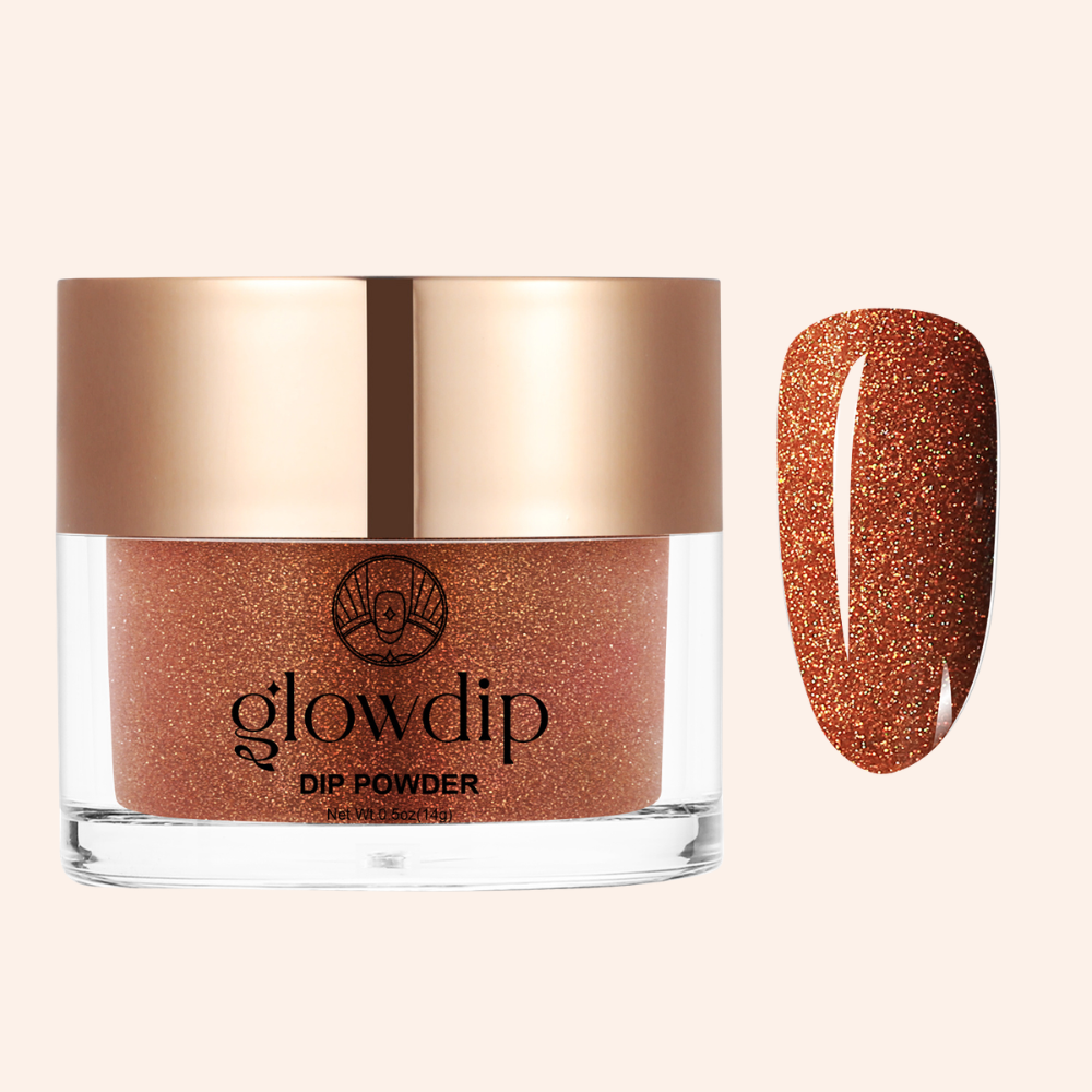 Copper Sparkle Dipping Powder