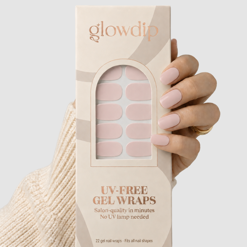 Peach Glow UV-Free Gel Wrap