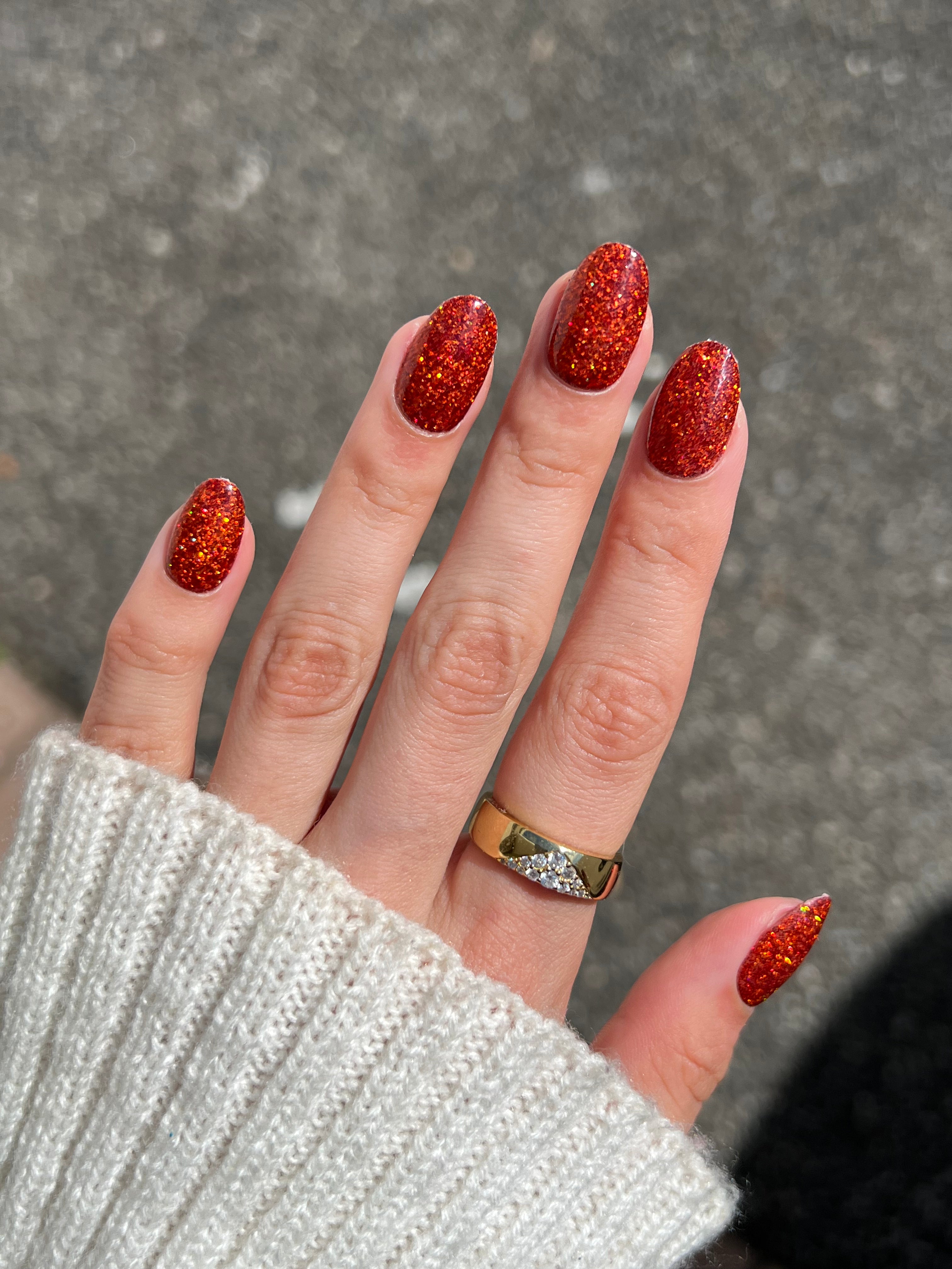 Copper Sparkle Dipping Powder